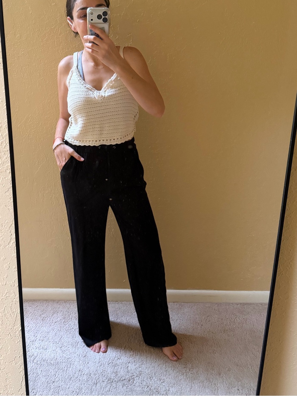 Black Wide-Leg Women’s Pants
